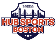 Hub Sports Boston logo featuring bridge and shield